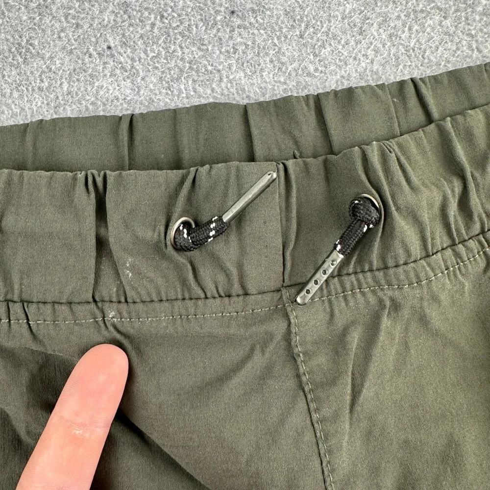 Ring of Fire Jogger Pants Boys 14 Green Los Angeles GOAT Cargo RBB1609NT Stretch